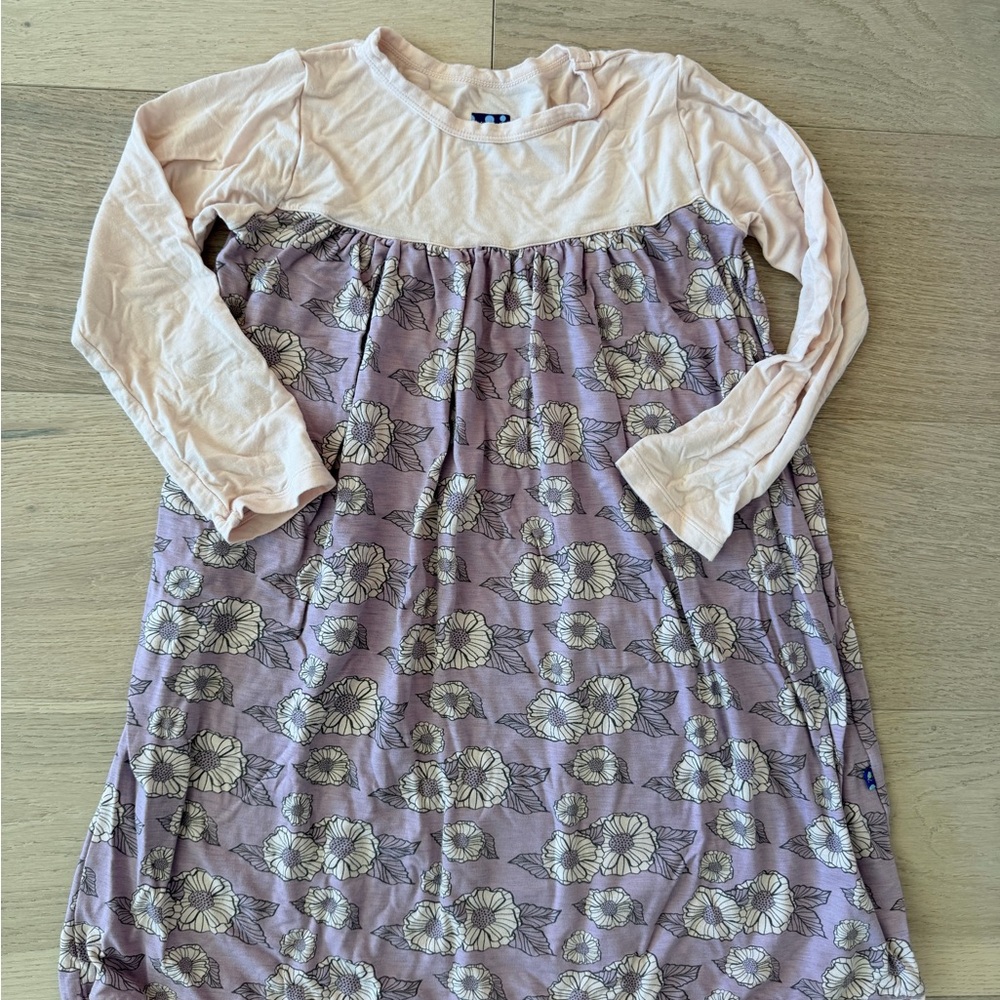 Kickee Pants Pink and Purple Kids Pajama Nightgown